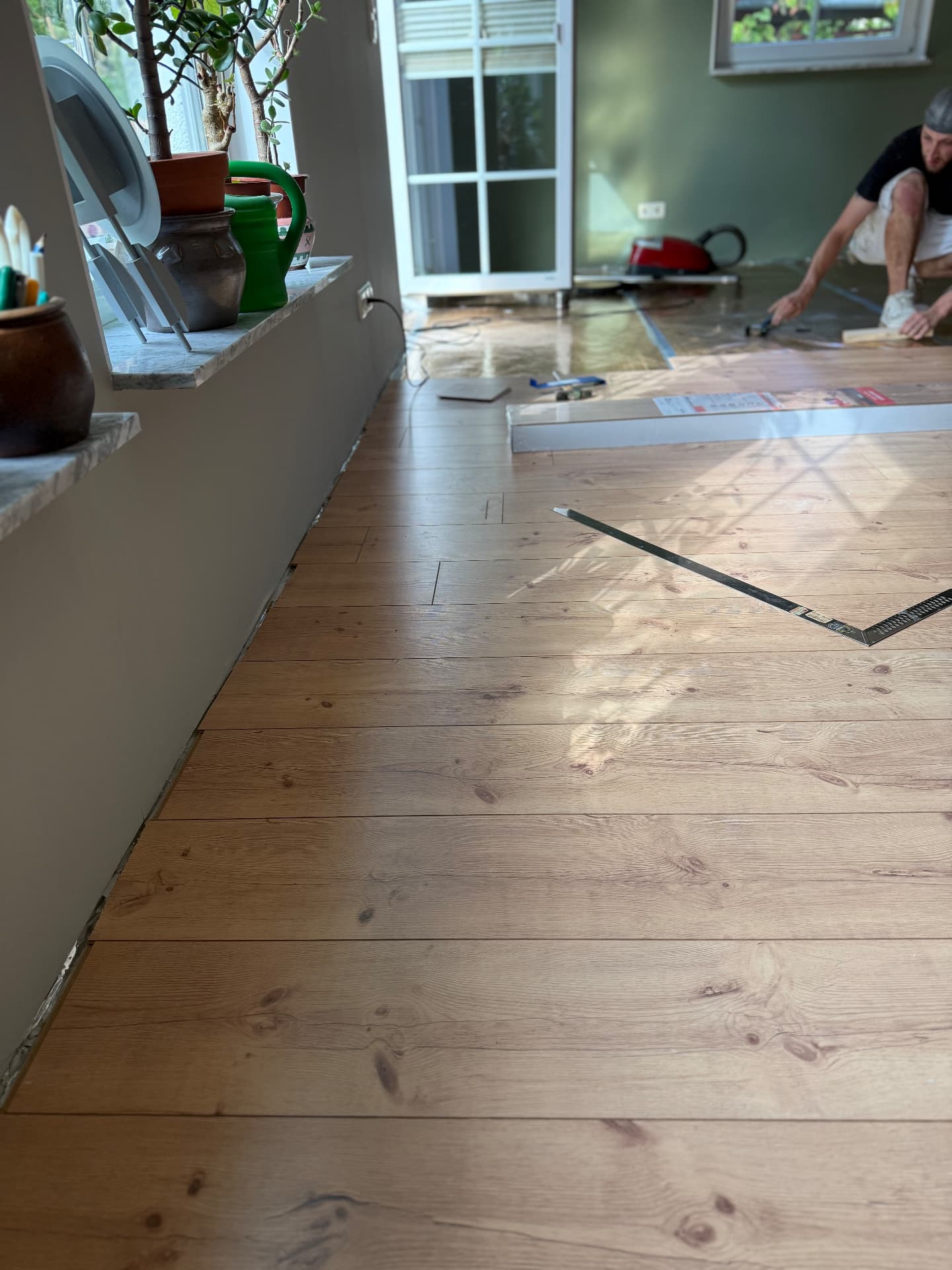 Verlegter Laminatboden