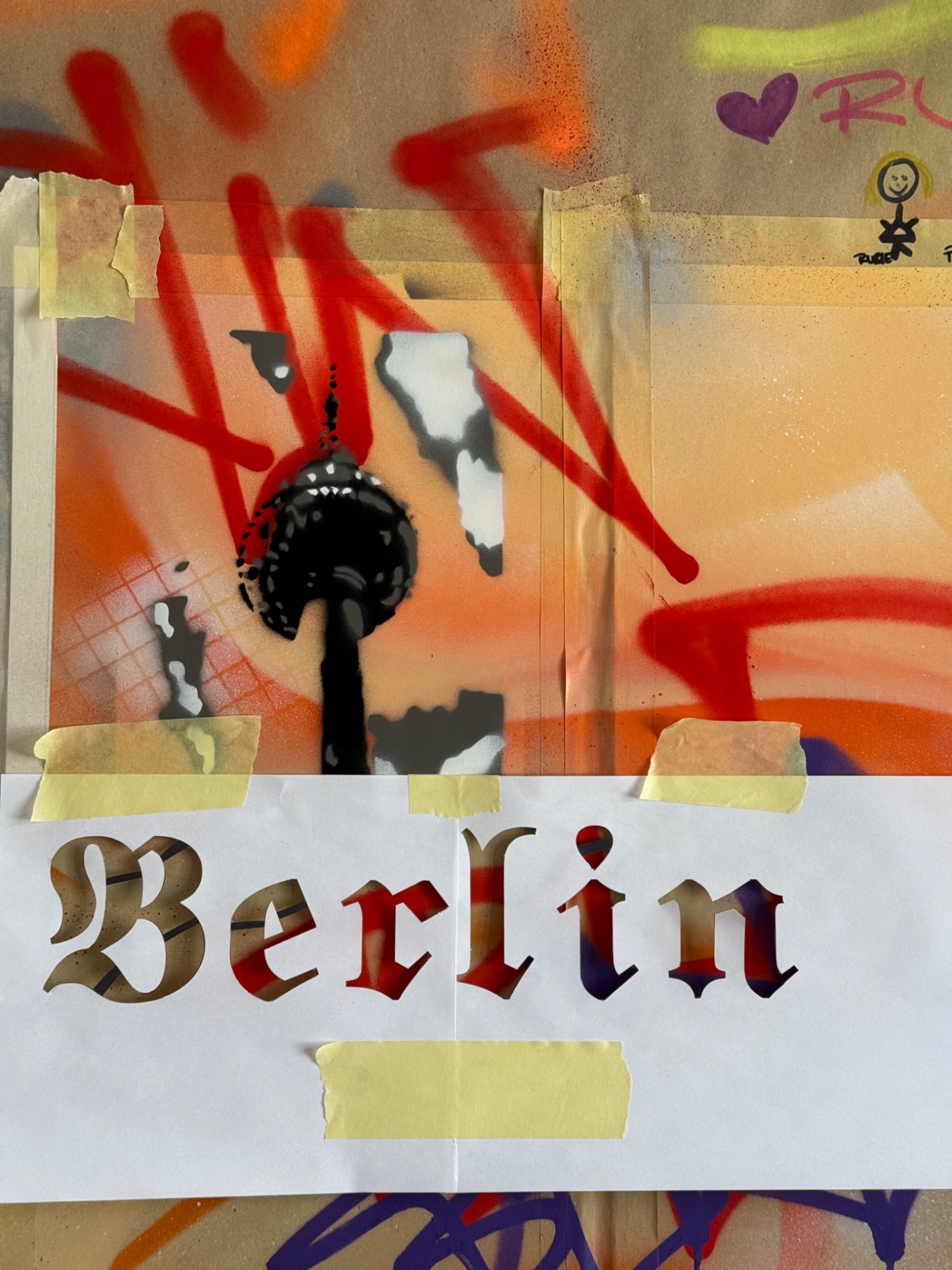 Mehrschichtiger Aufbau – Entstehungsprozess Wallstories