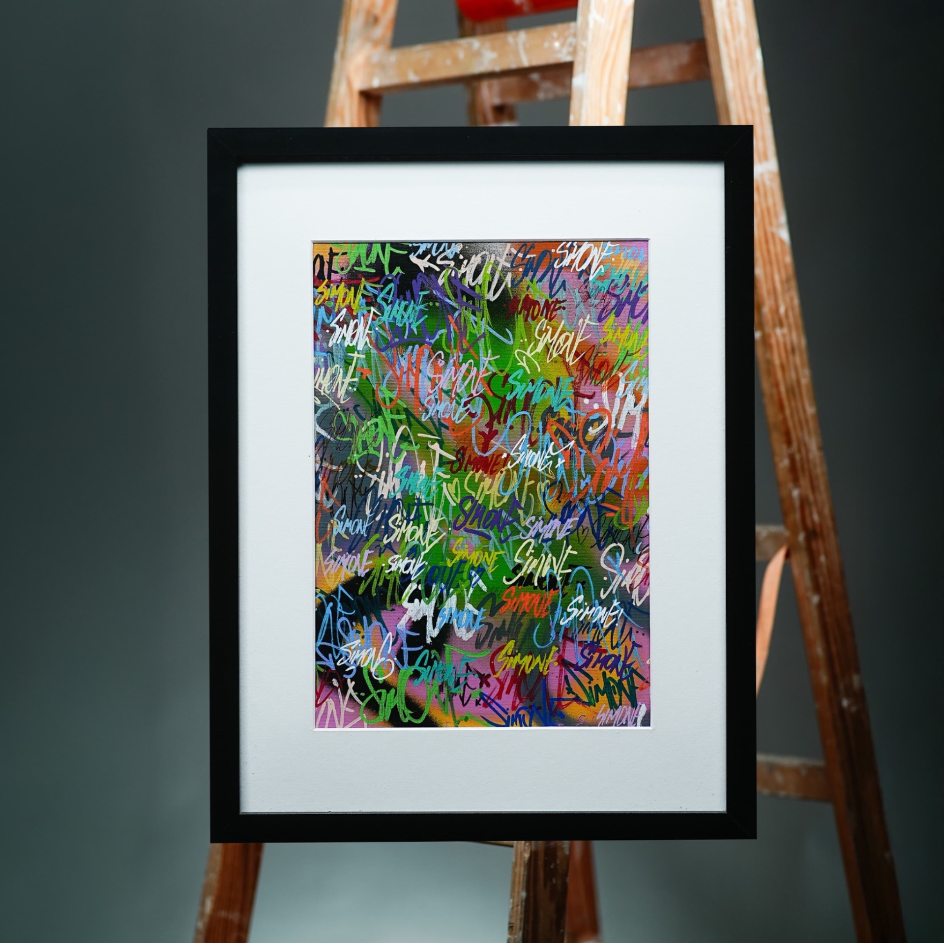 Simone – Personalisiertes Kunstwerk von Wallstories