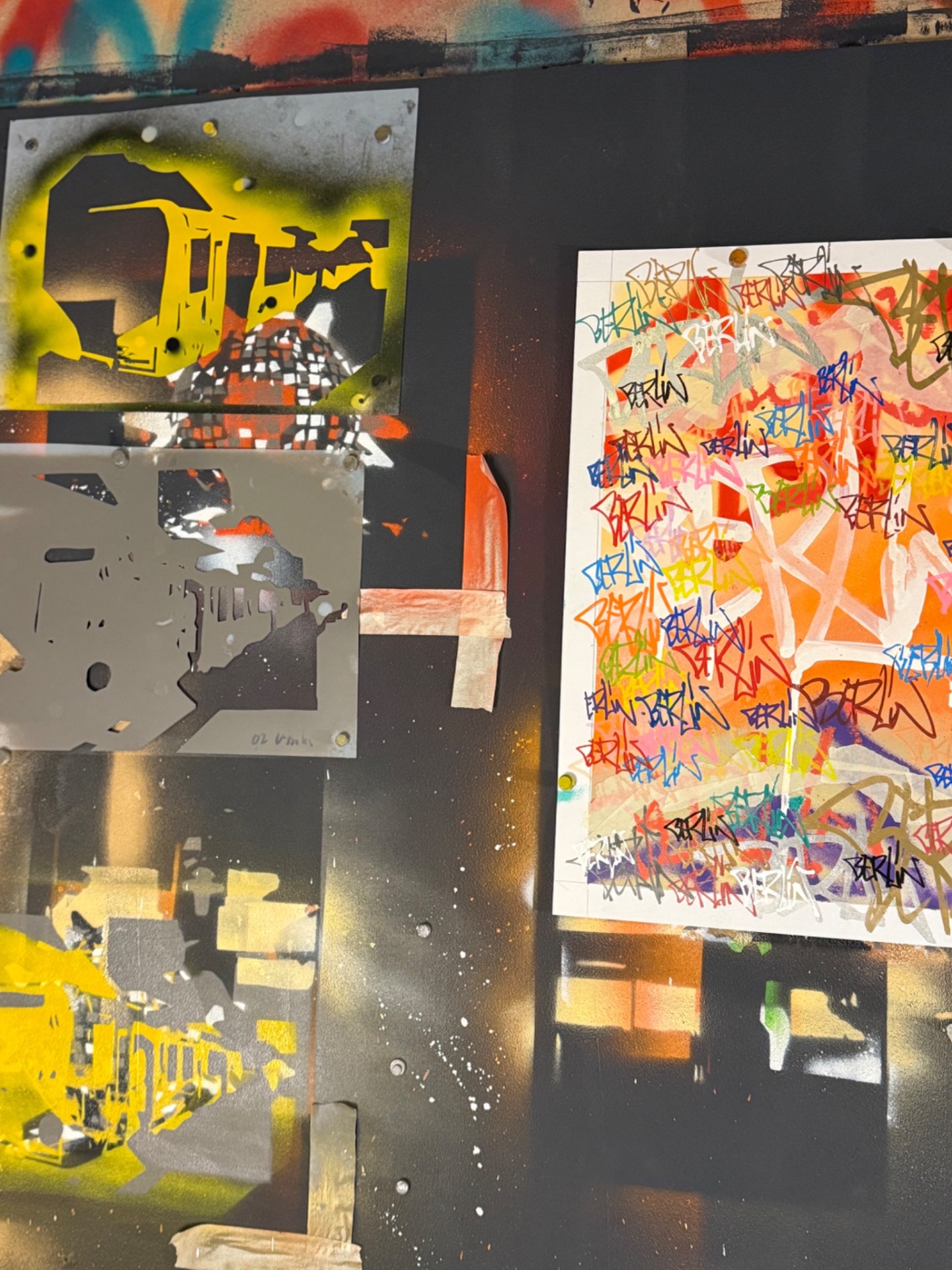 Werkstatt & Schablonenarchiv – Entstehungsprozess Wallstories